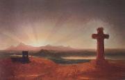 Thomas Cole Unfinished Landscape (The Cross at Sunset) (mk13) china oil painting reproduction